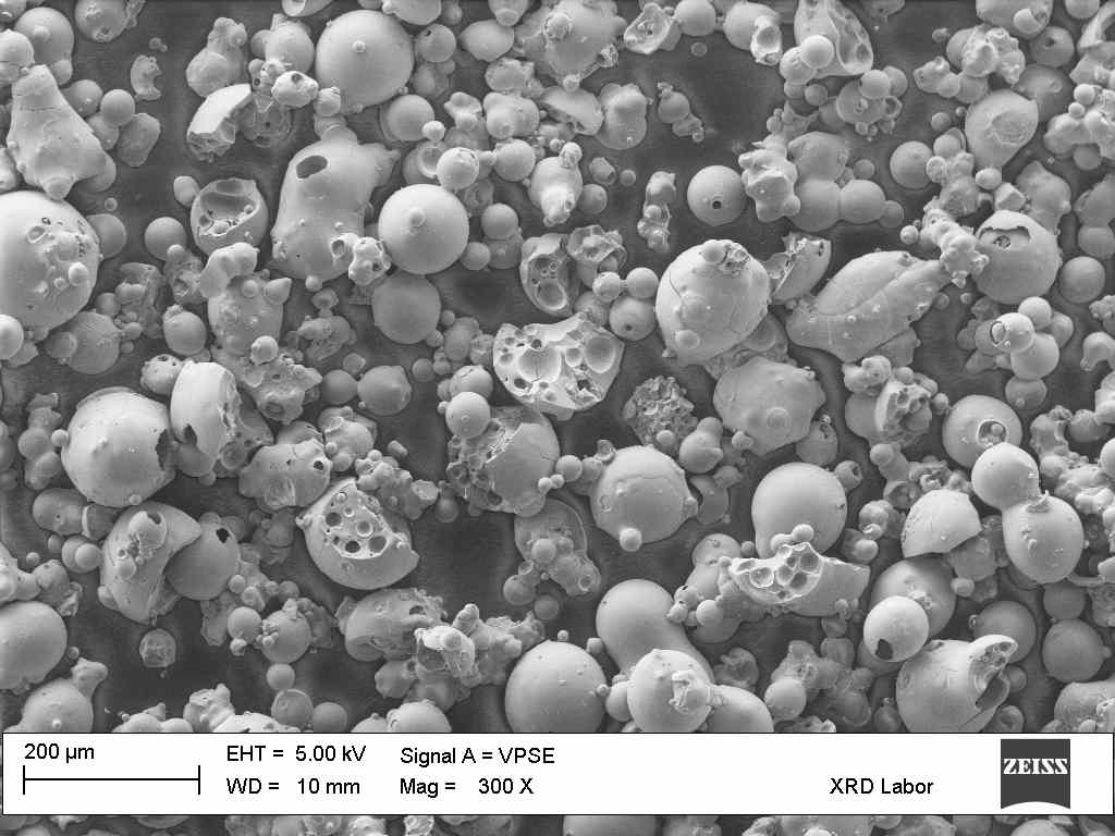 XRD Labor - Rasterelektronenmikroskopie (REM Analyse - EDX)
